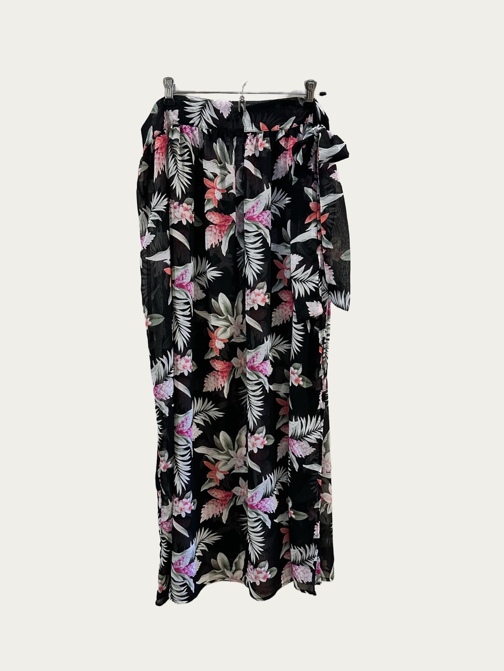 Tommy Bahama Split Sheer Island Floral Coverup Long Skirt XL